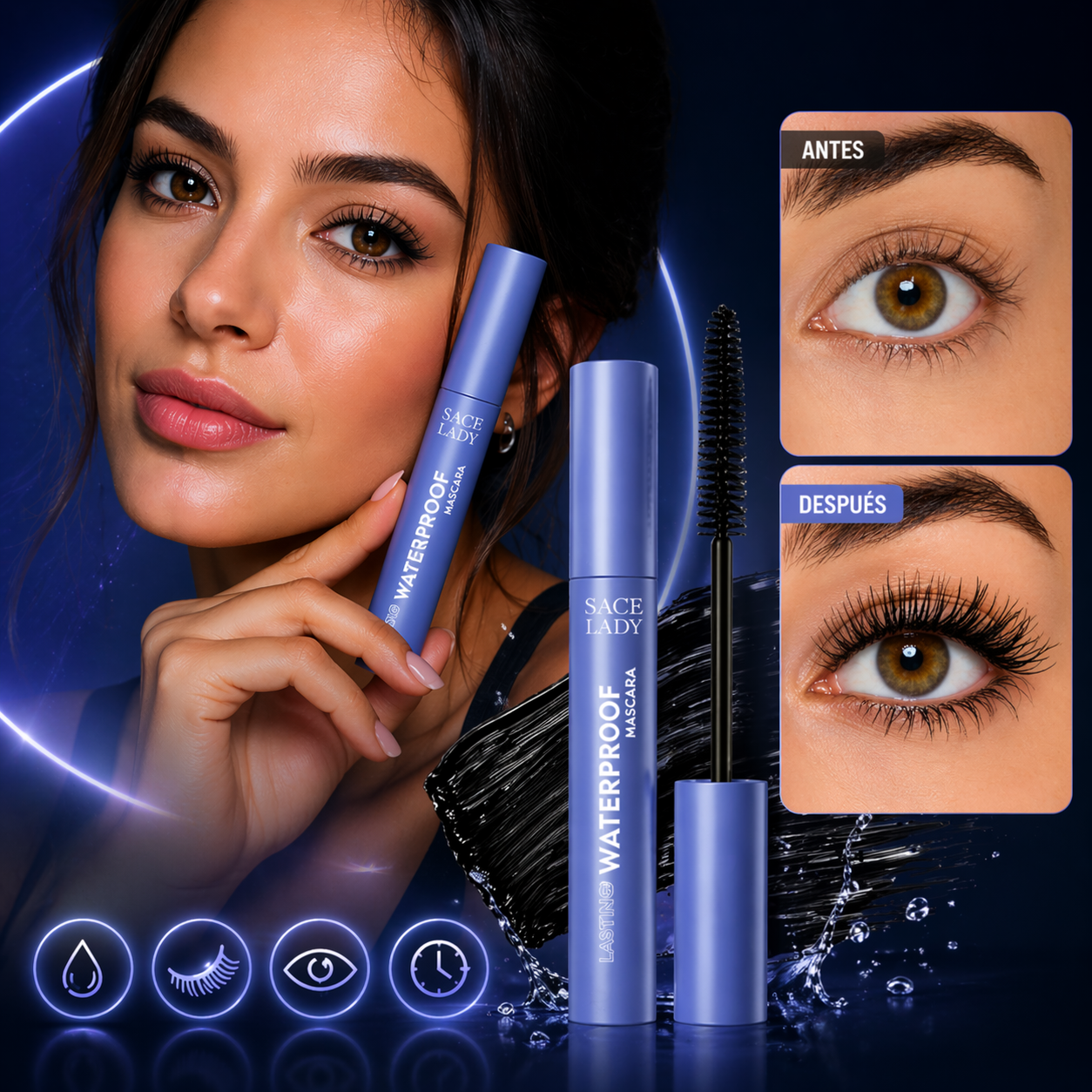 Pestañina avanzada 4K😍sace lady mascara